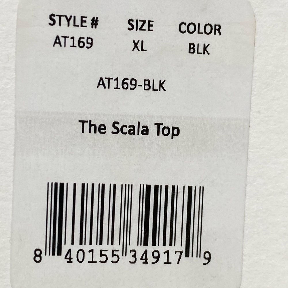 NWT Andie Swim The Scala Bandeau Bathing Suit Top Classic Black Women’s  Size XL - Picture 6 of 8